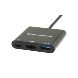 Hub Adaptador 3 en 1 Conceptronic  / Type-c a Hdmi  / Type-c Pd / Usb 3.0 / DONN01B