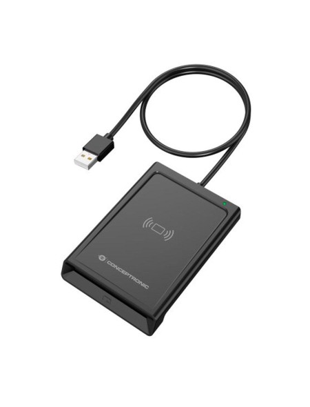Lector Dnie Externo sin contacto Conceptronic USB / NFC / eID / EMV /  Negro /  BIAN11B