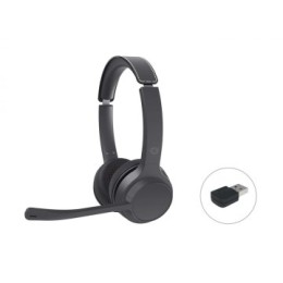 ÷ Headset bluetooth conceptronic polona04ba carga usb-c cancelacion de ruido manos libres 40hrs 